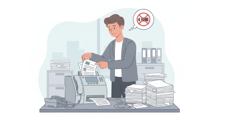 FAXを送受信するための手段