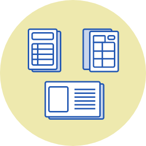 帳票のイラスト