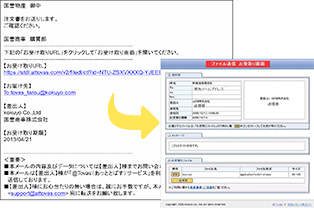 管理画面から、送信結果や、相手先の受け取り状況を確認可能！